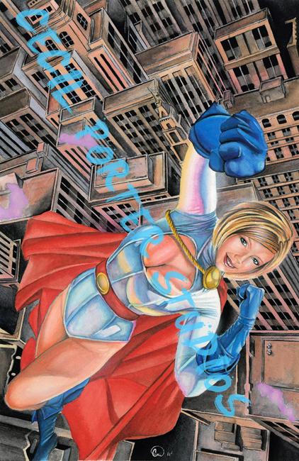 Tattoos - power girl - 55447